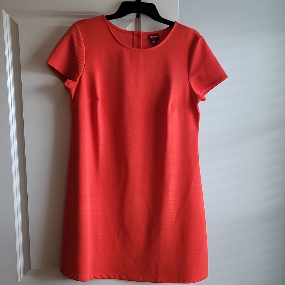 Elegant Red Short Sleeve Dress